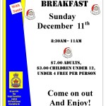 All You Can Eat Breakfast With Santa