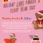 Holiday Light Parade & Teddy Bear Toss