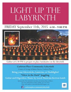 7th Annual Harvest Lantern Labyrinth Walk 1