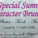 Summer Celebration Character brunch