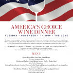 America’s Choice Wine Dinner