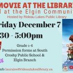 Rideau Lakes Public Library presents “Movie, Arthur Christmas”!