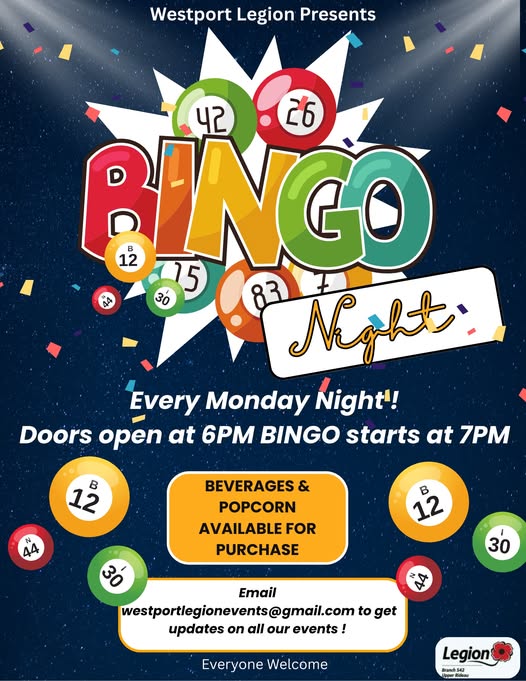 Monday Night Bingo at the Legion - 2 